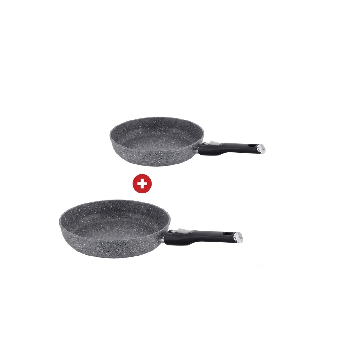 Korkmaz Set of 2 Palma Frypan 26cm + 28cm