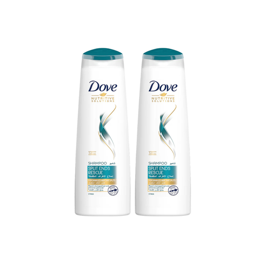 DOVE SHAMPOO Split End Rescue 400ml, 2 @ 20% OFF