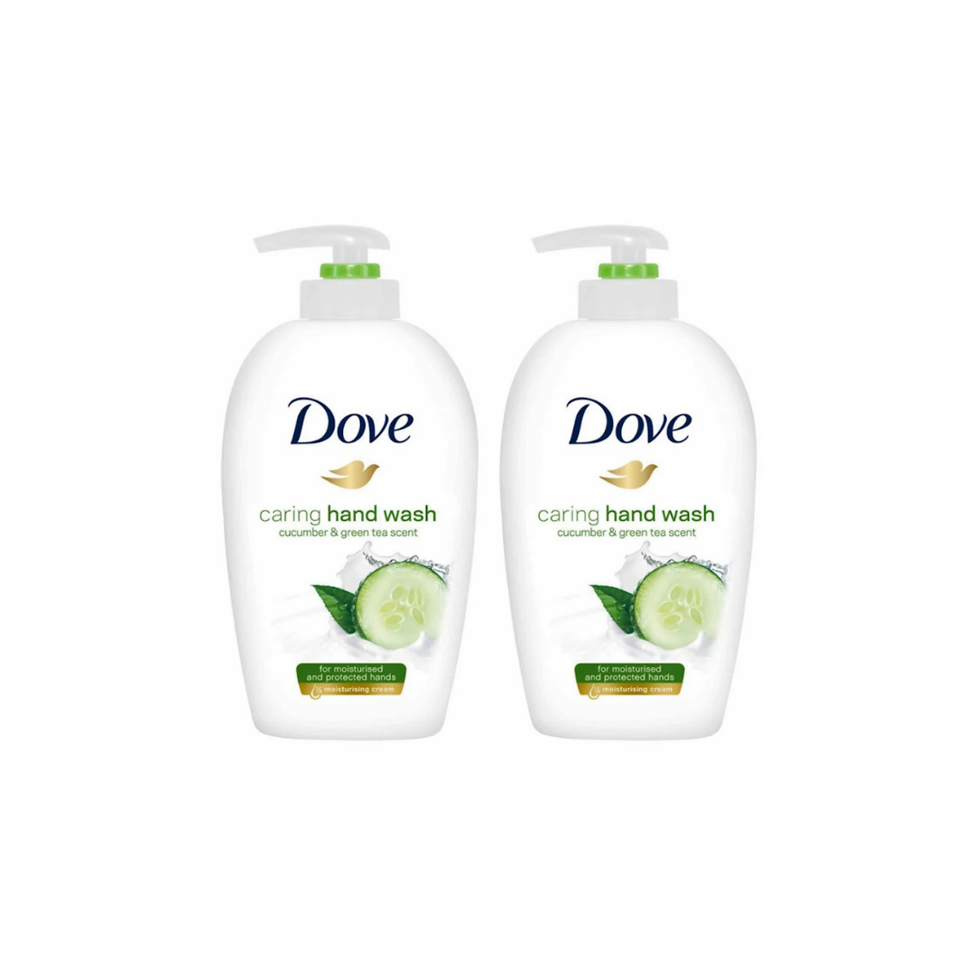 Dove HandWash Care & Protect Cucumber 500ml, 2 @ 15% OFF