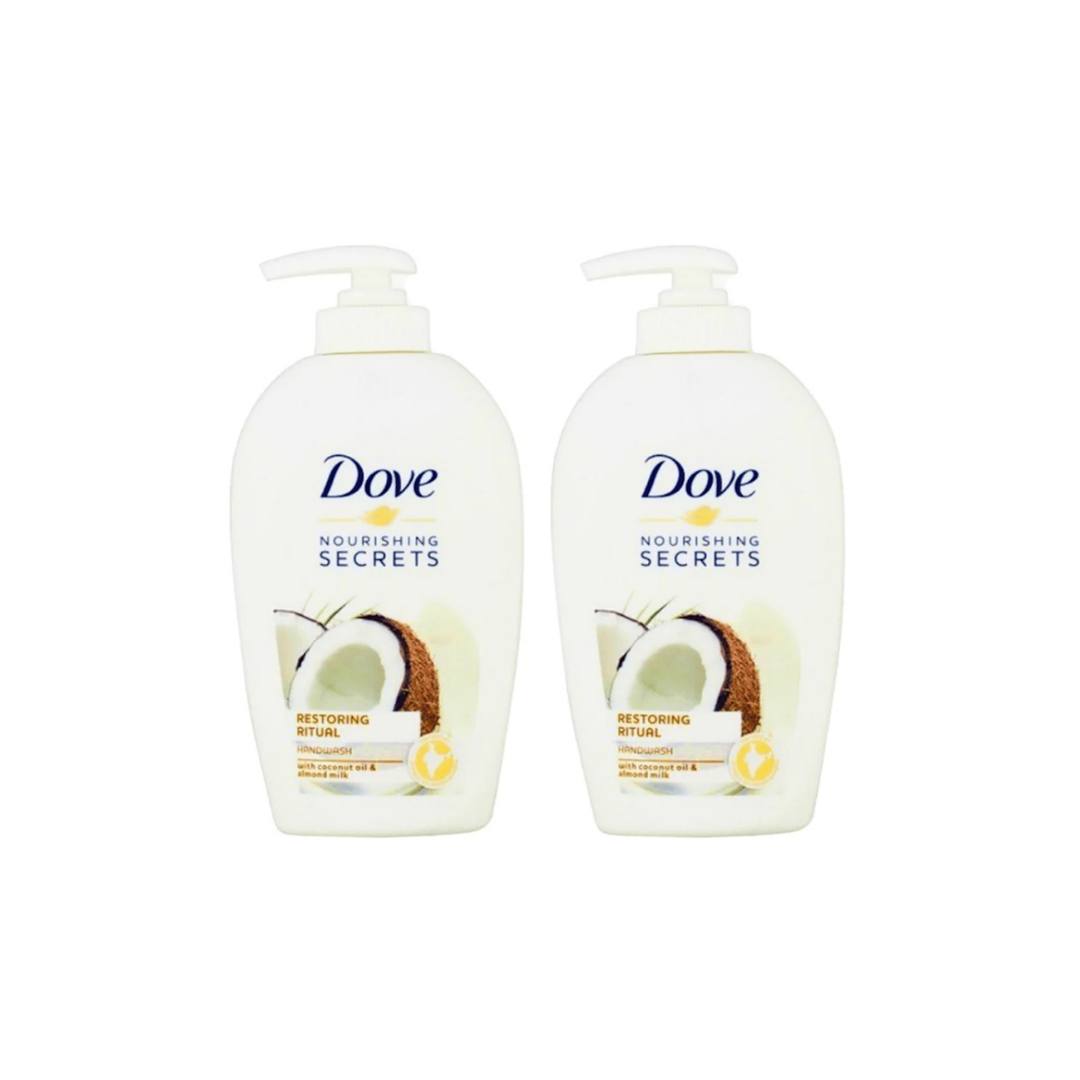 Dove Handwash Restoring Ritual With Coconut Oil & Almond Milk 500ml, 2 @ 15% OFF