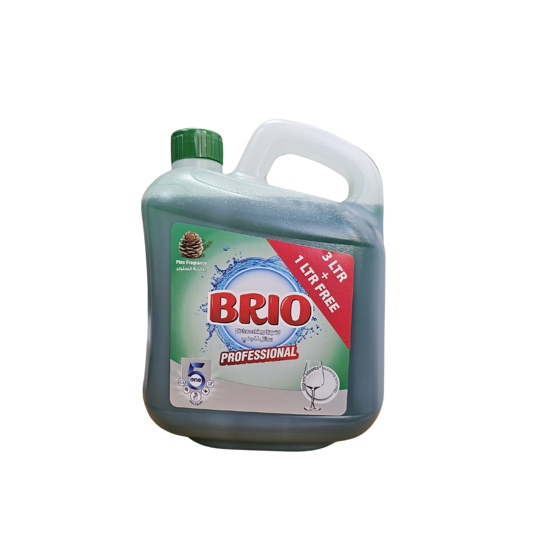 Brio Dishwashing Pine Gallon 3 + 1L Free