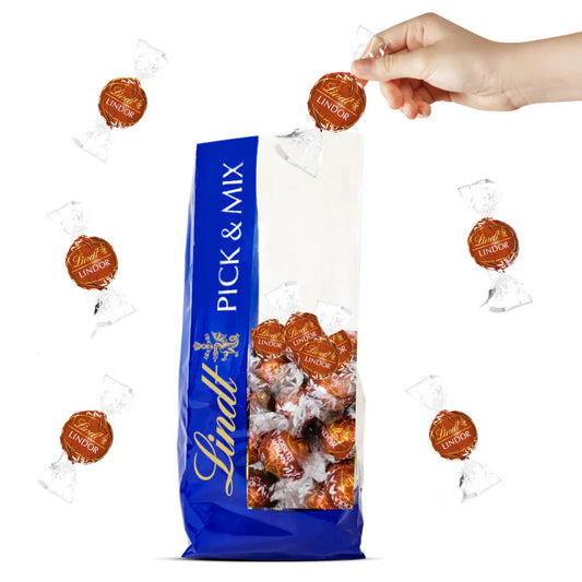 Lindt Lindor Chocolate Hazelnut Bag 500g, 40 Pieces