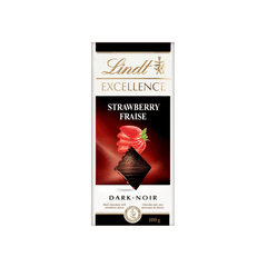 Lindt Excellence Dark Strawberry 100g
