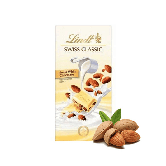 Lindt Swiss Classic White Almond 100g