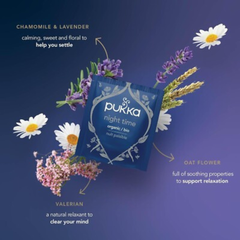 Pukka Organic Herbal Tea Night Time, 20S