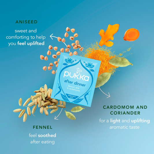 Pukka Organic Herbal Tea After Dinner, 20S