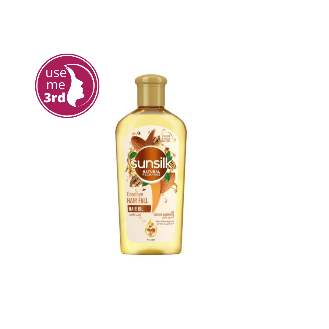 Sunsilk Goodbye Hair Fall Oil with Castor & Almond, 250ml