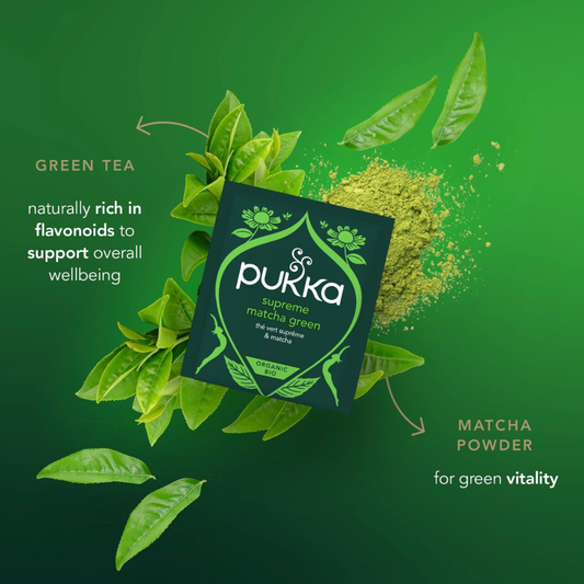 Pukka Organic Herbal Tea Supreme Matcha Green, 20S