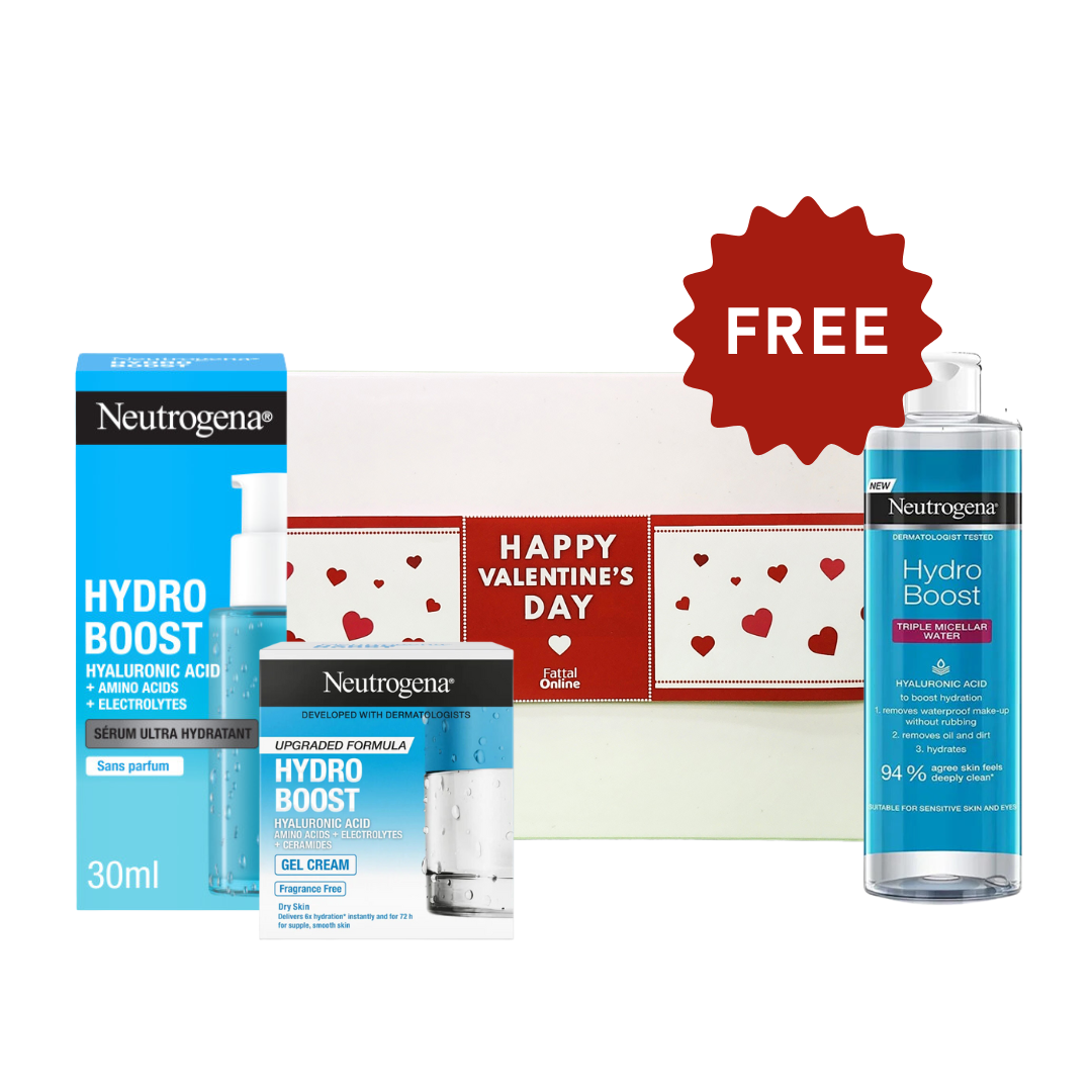 Neutrogena Hydro Boost ( Gel Cream + Serum ) Get Micellar Water Free