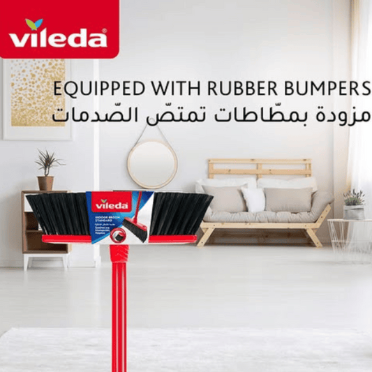 Vileda Bumper Broom Set Indoor, with Handle