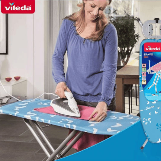 Vileda Bravo Plus Ironing Board Ironing Table, 120x38cm