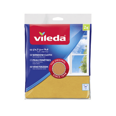 Vileda Window Cloth, Glass Cleaning Cloth, 2 pieces