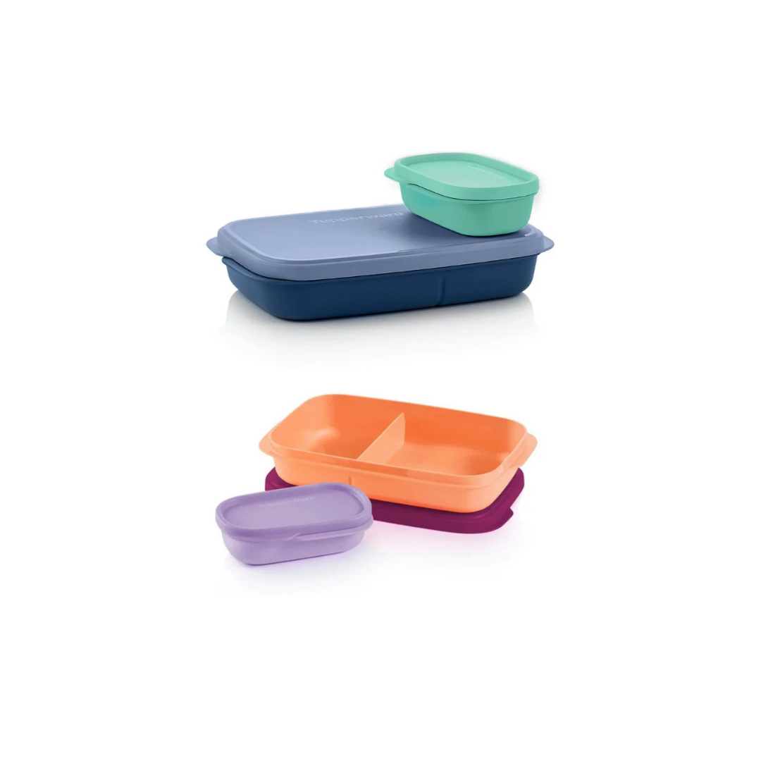 Tupperware Slim Lunch Container Pack 2 Special Bundle