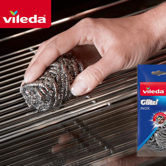 Vileda Heavy Duty Scourer Inox, Pack of 2