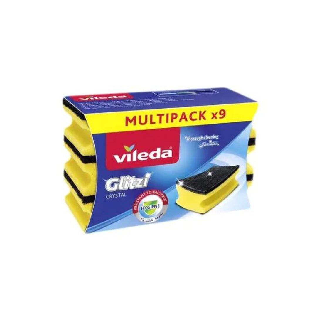 Vileda Glitzi Scourer Crystal X9