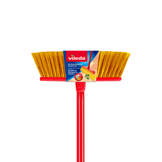 Vileda Terrace Broom Set Outdoor, with Handle