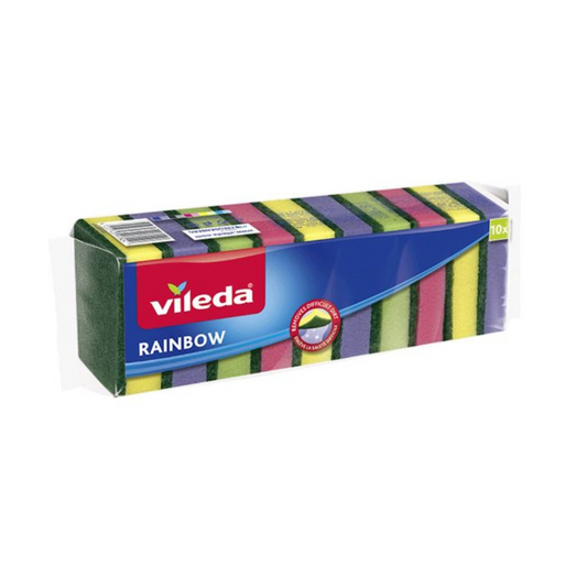 Vileda Rainbow Scourer, Pack of 10 Pcs