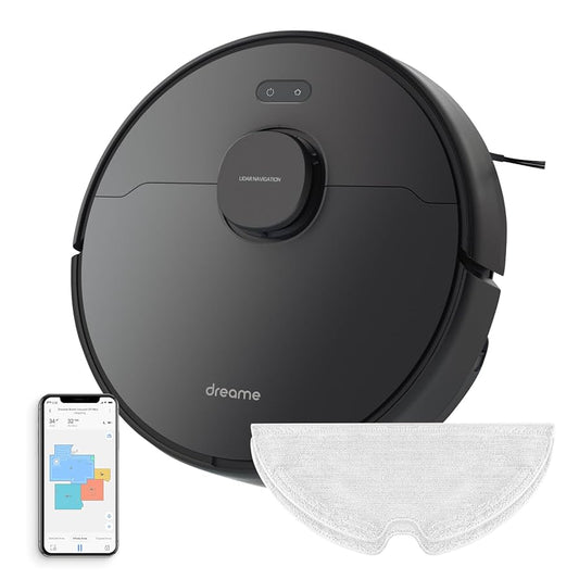 Dreame D9 Max Black Robot Vacuum and Mop Cleaner, 2nd Generation