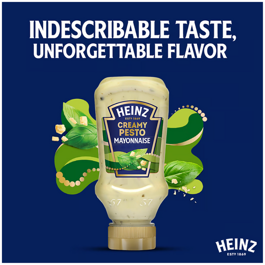 Heinz Top Down Mayonnaise Creamy Pesto 225ml