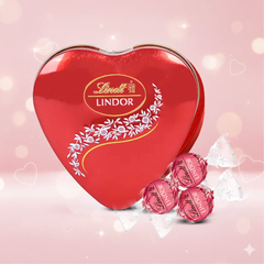 Lindt Starwberry Lindor Heart Tin, 212g ❤️