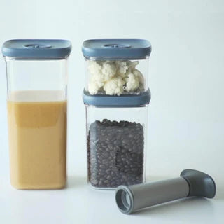Berghoff 3950128 4pc set vacuum food containers