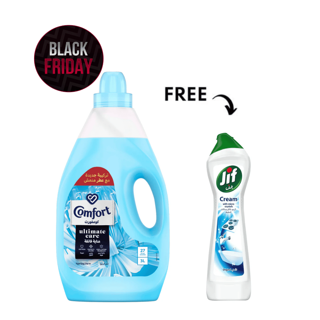 Comfort Blue 3L + Jif Regular 500ml Free