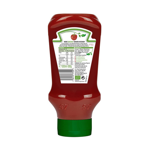 Fattal Online - Buy Heinz Organic Tomato Ketchup, Top Down Squeezy ...