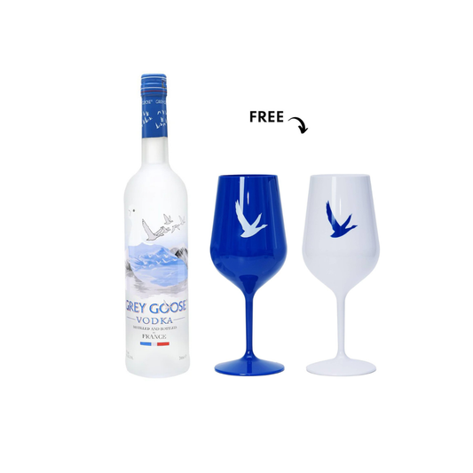 Buy Grey Goose Premium French Vodka 70cl, Get 2 Free Cup