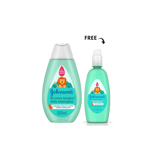 Johnson's Baby Shampoo No More Tangles 500ml, Get Conditioner Free