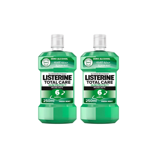Listerine Mouthwash Teeth & Gum Defence, Milder Taste, 250ml, 2 @ 30% OFF