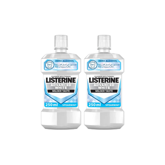 Listerine Advanced Whitening Mouthwash 250ml, 2 @ 30% OFF