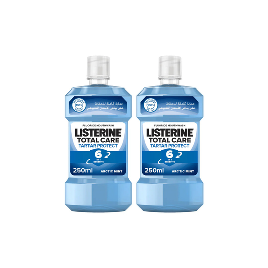 Listerine Mouthwash Total Care Antibacterial Tartar 250ml, 2 @ 30% OFF
