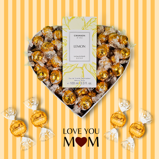 Chanson D'Eau Lemon EDT 100ml + Lindor Caramel 750g