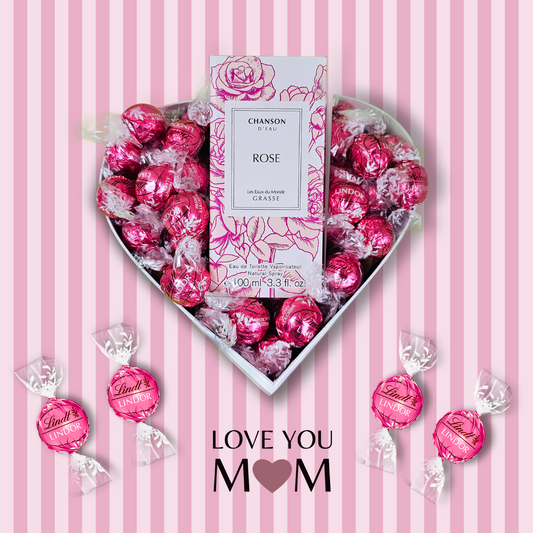 Chanson D'Eau Rose EDT 100ml + Lindor Strawberry 500g