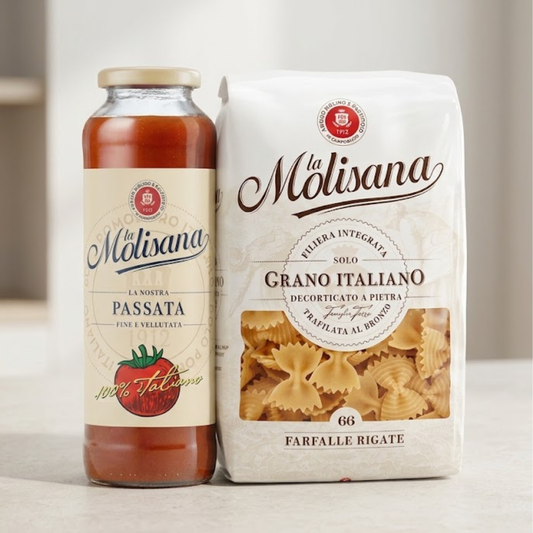 La Molisana Farfalle 500g + Sauce Passata Classica 690g @ 10% OFF