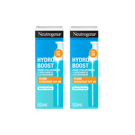 Neutrogena Hydro Boost Hydrating Fluid SPF50 50ml, 1 + 1 Free
