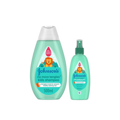 Johnson's Baby Shampoo No More Tangles 500ml + Spray 200ml Free