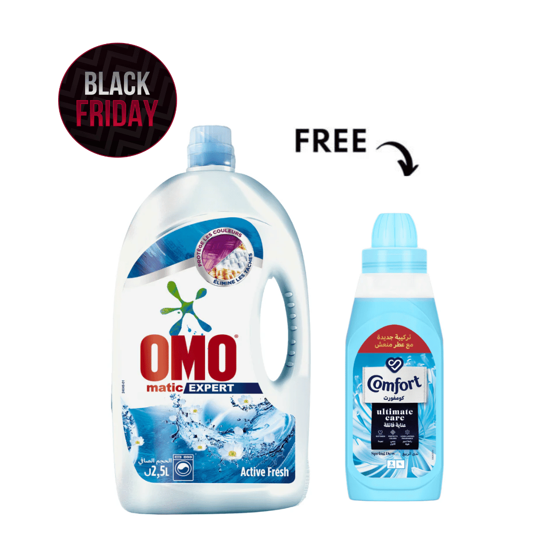 Omo Active 2.5L + Comfort Blue 1L Free
