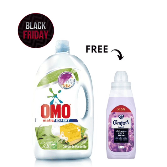 Omo Savon de Marseille + Comfort Lavender 1L Free