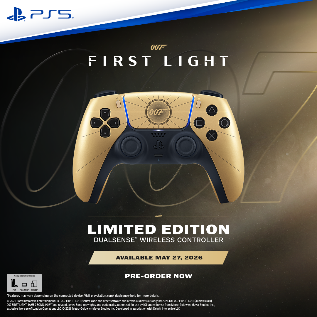 PlayStation DualSense® Wireless Controller – 007 First Light Limited Edition