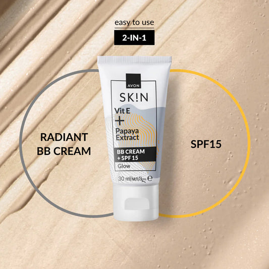 Avon SK!N Glow BB Cream 30ml With SPF15