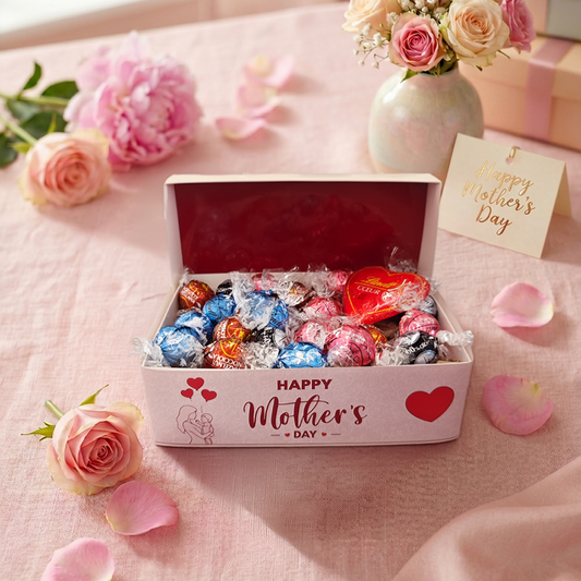 Lindt Hamper Lindor Assorted 300g + Lindt Milk Coeur 40g 💗