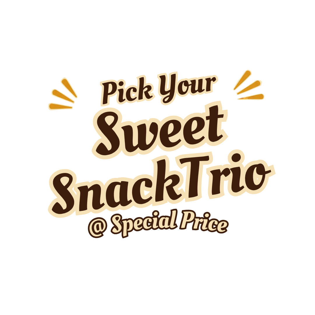Pick Your Sweet Snack Trio @ Special Price