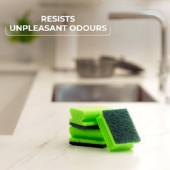 Vileda ULTRA FRESH High Foam Sponge | Anti-bacterial* | Deep Cleaning Scouring | Multipack 3 Pcs