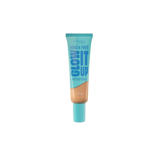 Rimmel Kind & Free Glow it Up Skin Tint Foundation, Vitamin E, pro-vitamin B5 & Aloe Vera