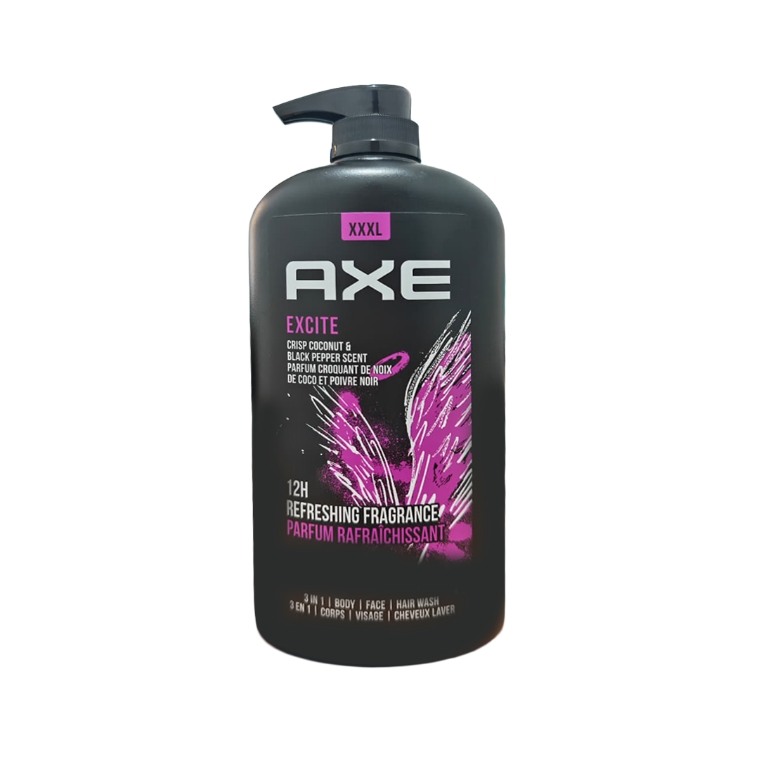 AXE Men 3in1 Body Wash Excite 1L