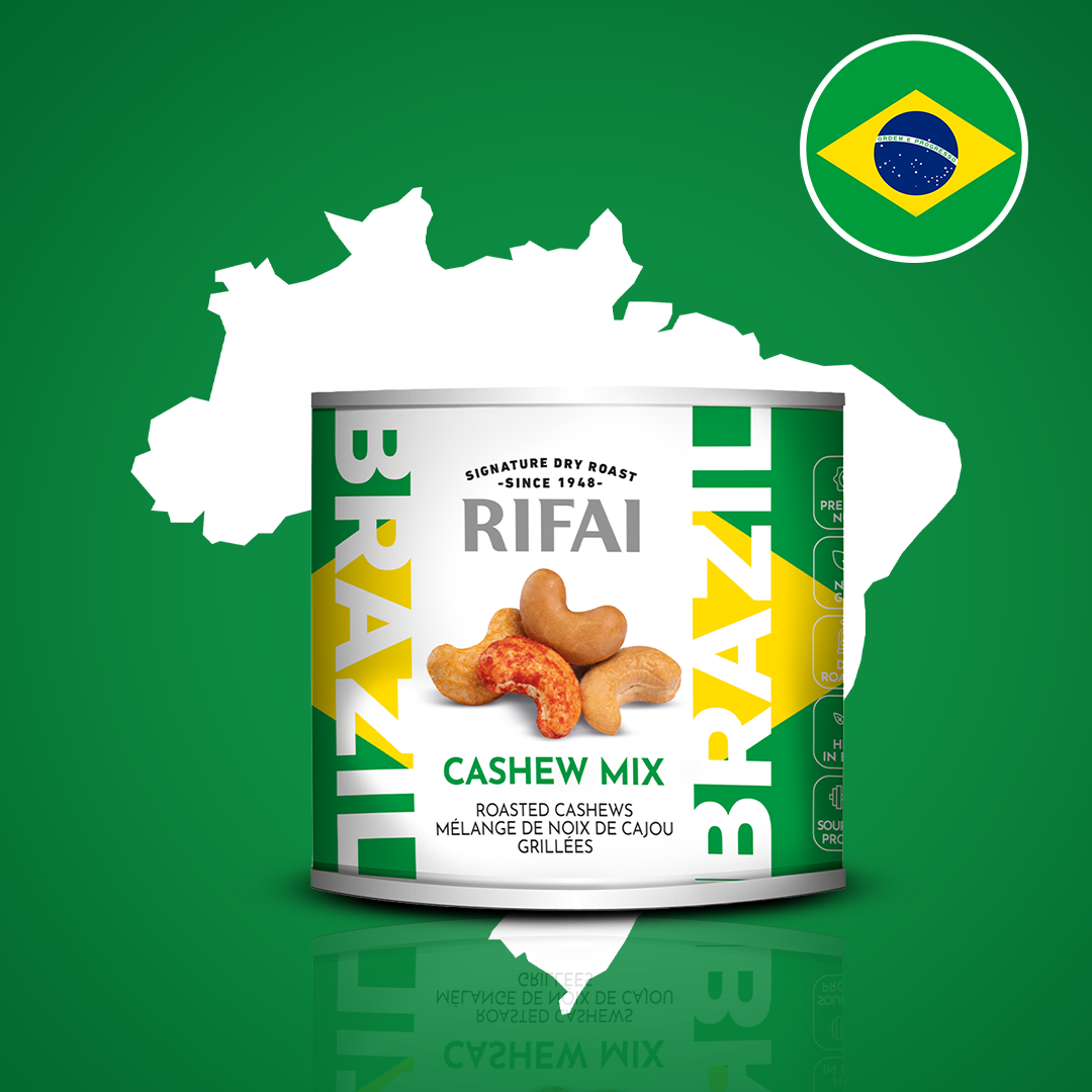 Rifai Tins Cashew Mix 150g - Team Brazil