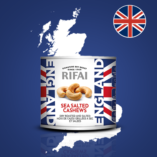 Rifai Tins Sea Salted Cashew 150g - Team England
