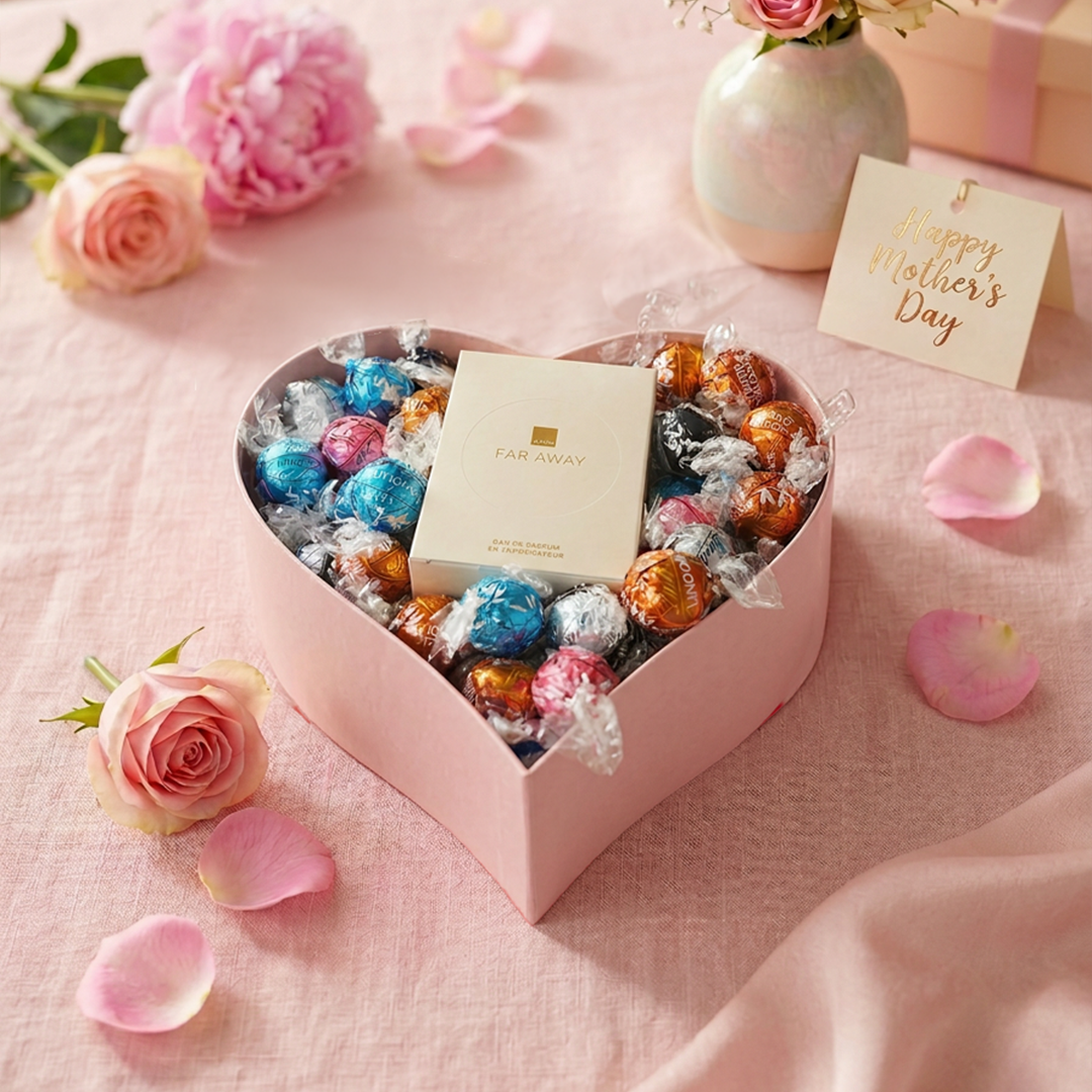 Lindt Hamper Lindor Assorted 500g + Avon Faraway EDP Spray, 50ml 💗