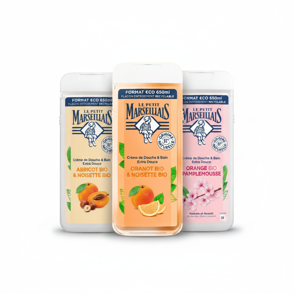 Le Petit Marseillais Shower Gel Special Bundle 2 + 1 Free